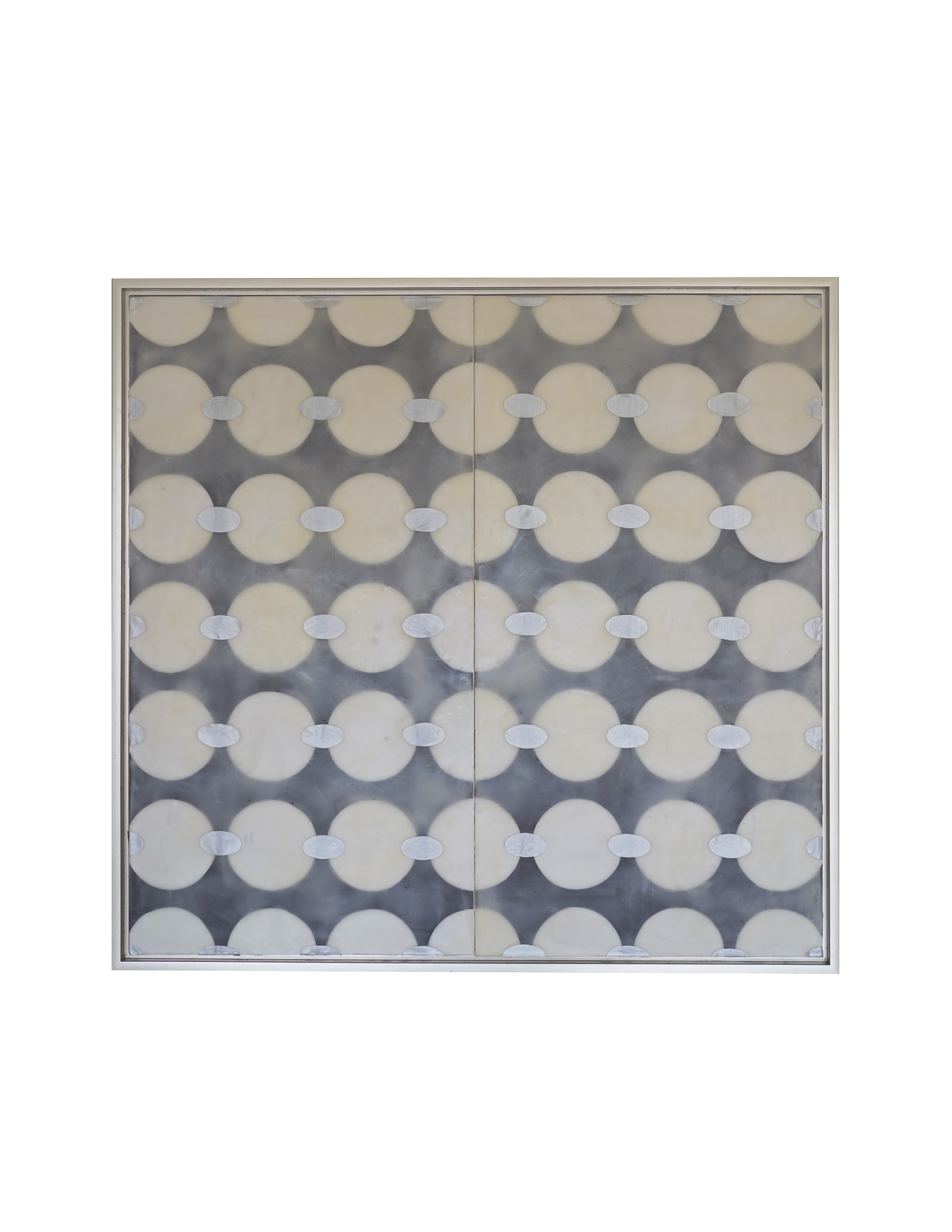 Encaustic wax painting in 2 panels